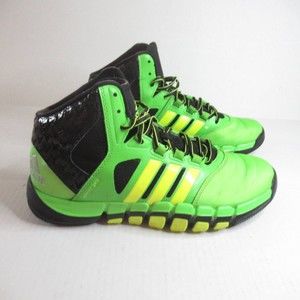 Adidas Mens Adipure Sneakers Shoes Crazy Green Yellow G98892 Lace Up 7.5M